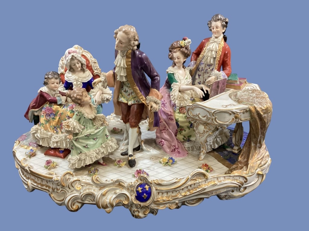 Antique German Porcelain Figural Grouping (1 of 7)