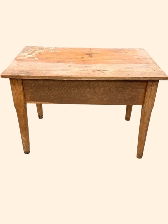 Antique Pine Farmhouse Work Table (1 of 3)
