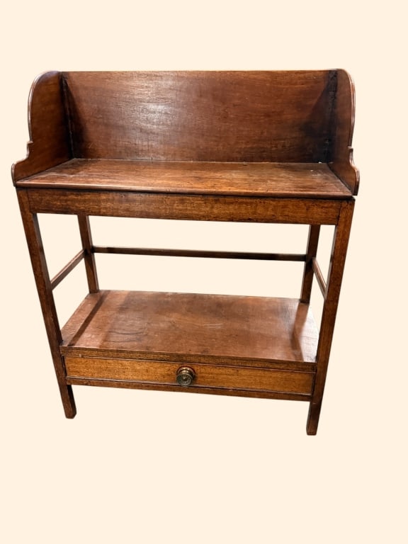 Diminutive Mahogany telephone stand (1 of 4)