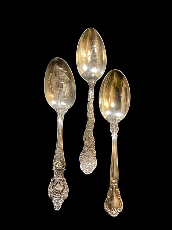 Sterling Silver Spoons - 3