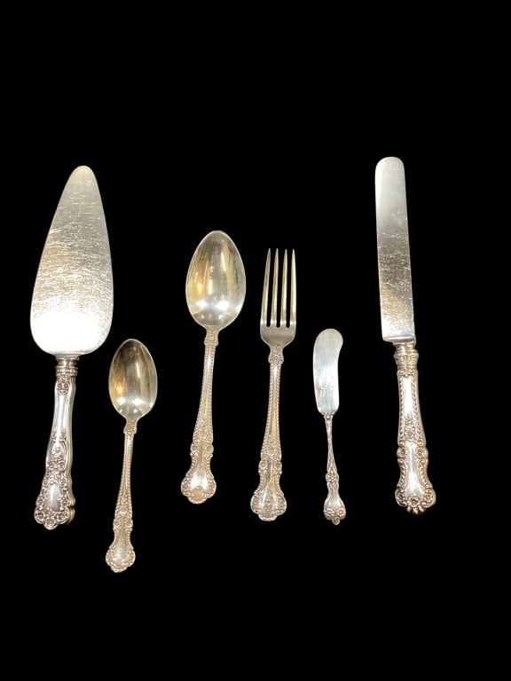 Sterling Silver Flatware Set - 5