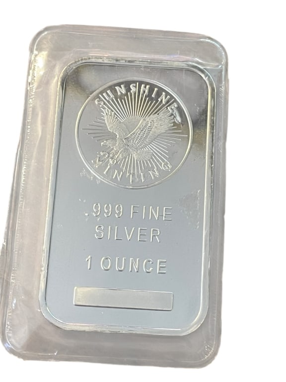 Five 1oz Silver Bars - 3