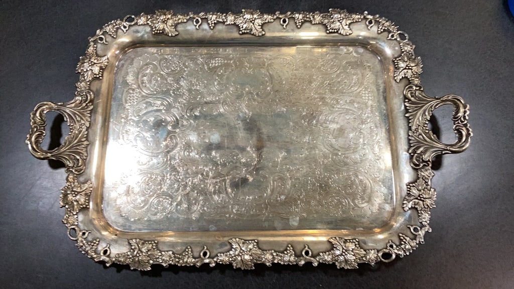 Pair Gorham Silver Plated Trays - 2