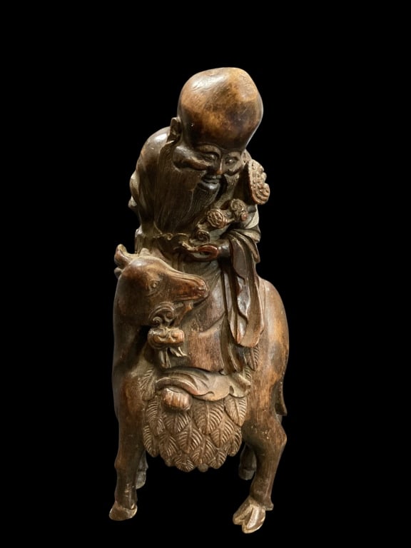 Chinese Carving God of Longevity (1 of 6)