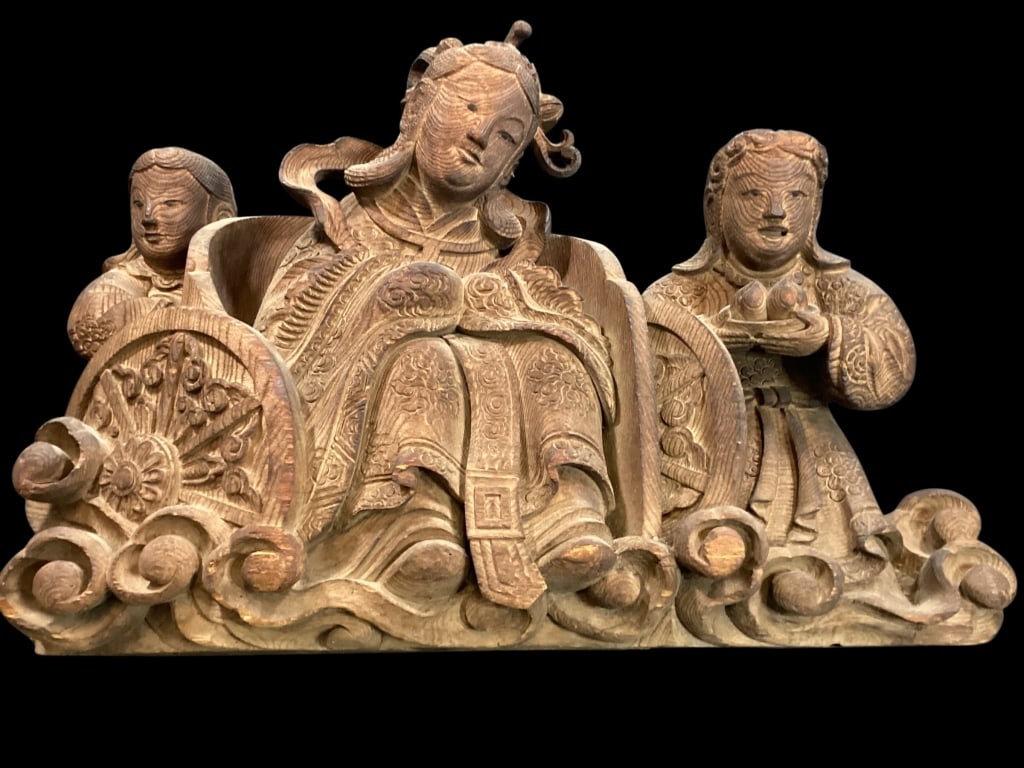 Carved Chinese Panel (1 of 6)