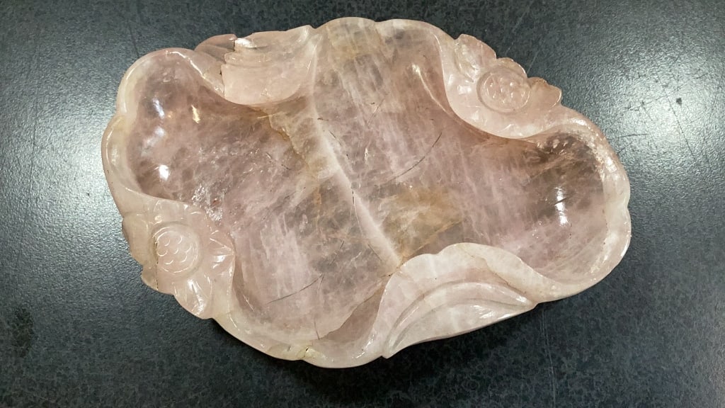 Rose Quartz and Jade Carved Articles - 2