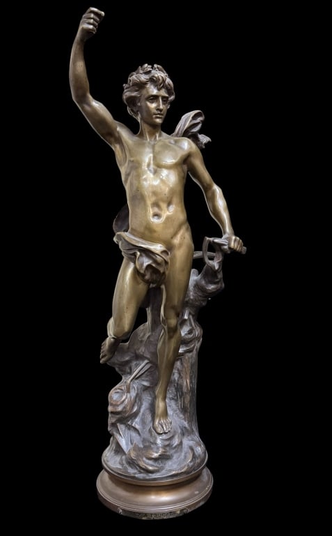 Adrien Etienne Gaudez Bronze Sculpture (1 of 7)
