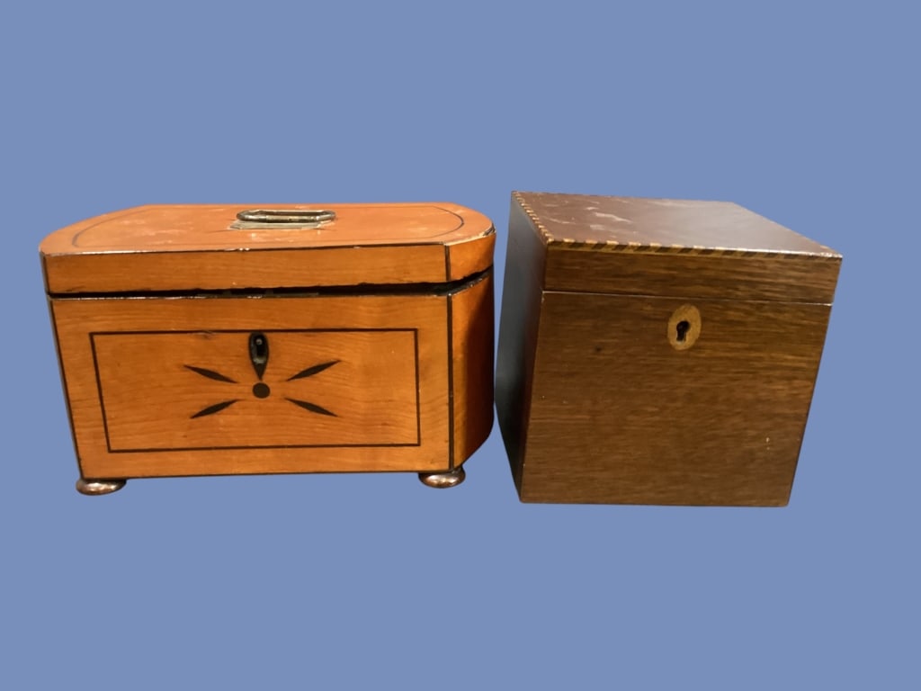 Two Antique Tea Caddies (1 of 6)