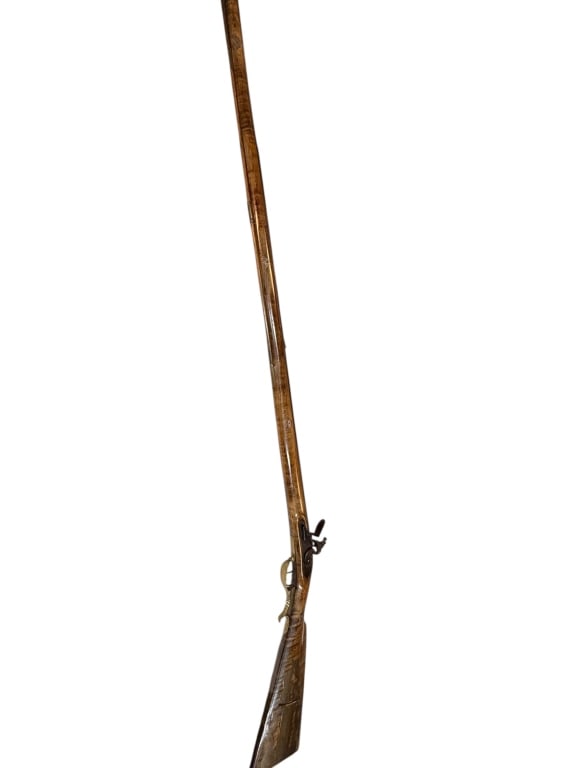 Kentucky Full Stock Flint Lock Long Rifle (1 of 6)