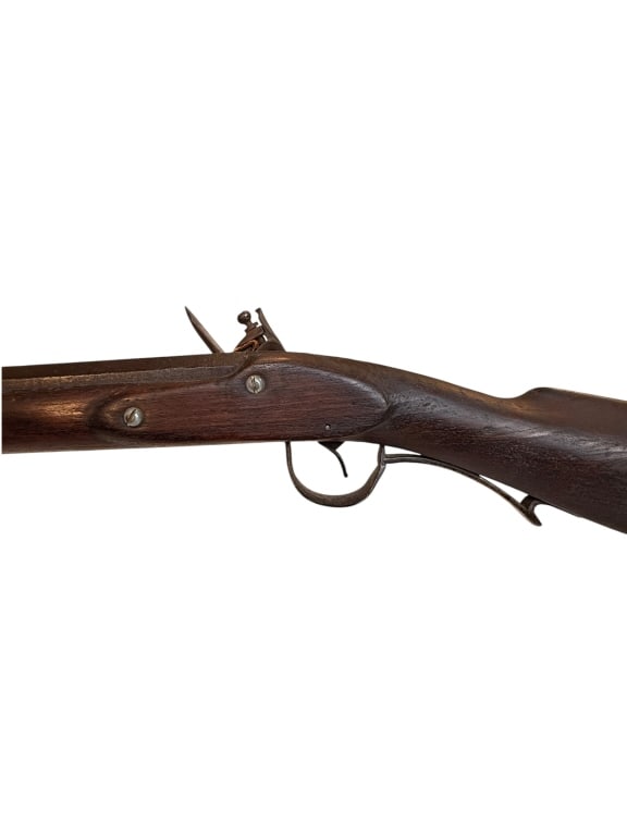 Antique American muzzle-loading flintlock long - 3