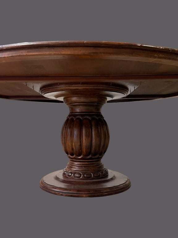 Contemporary Pedestal Base Dining Table - 3