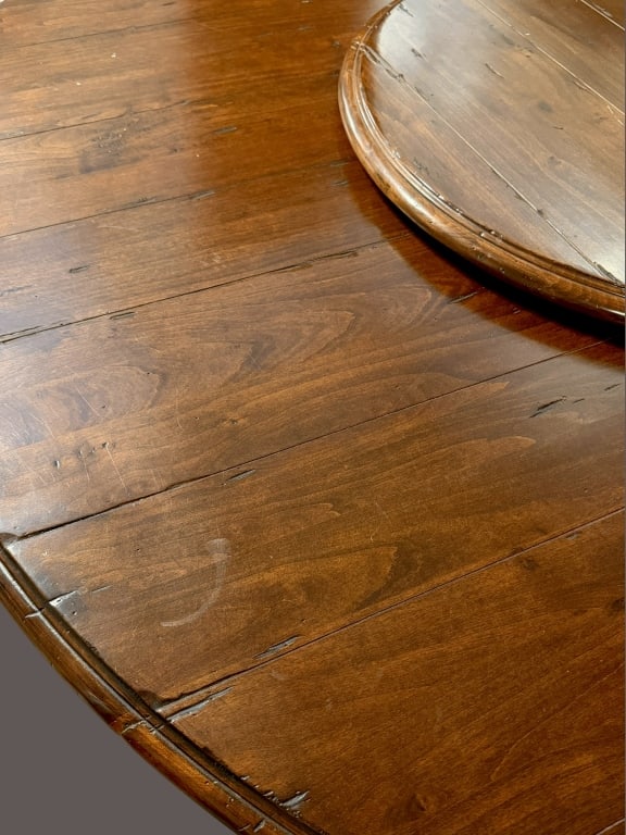 Contemporary Pedestal Base Dining Table - 4