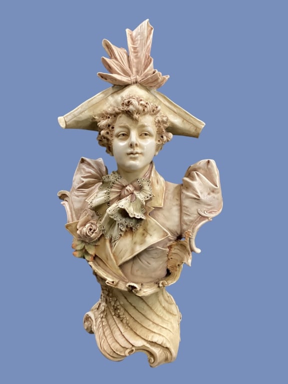 Bohemian Porcelain Bust (1 of 6)