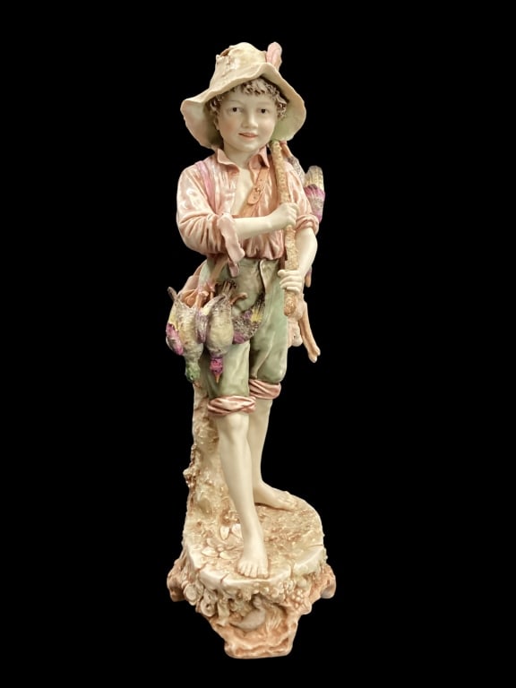 Royal Dux Porcelain Young Boy (1 of 6)