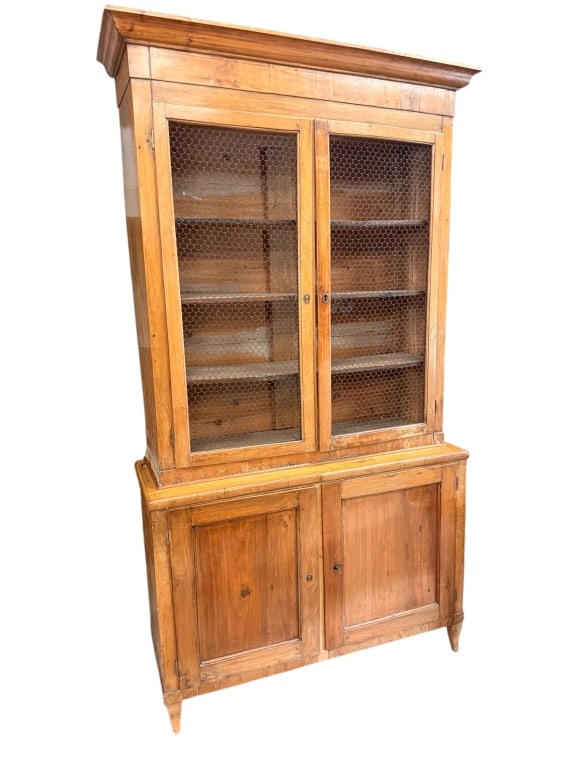 French Fruitwood Stepback Cupboard (1 of 4)