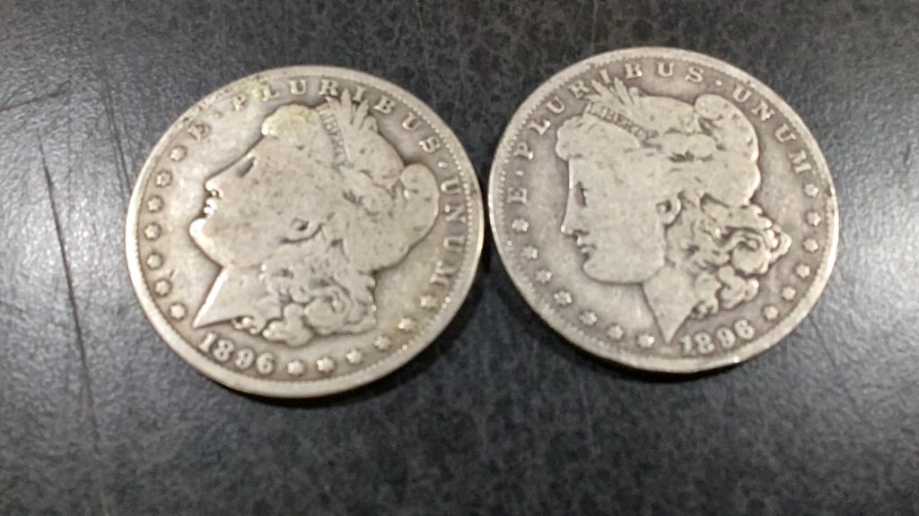 Eight Morgan Silver Dollars - 3