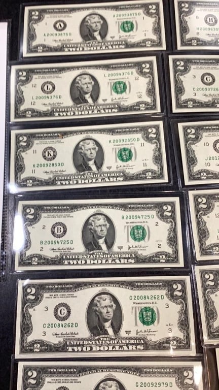Two Dollar Notes - 5