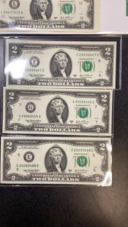 Two Dollar Notes - 6