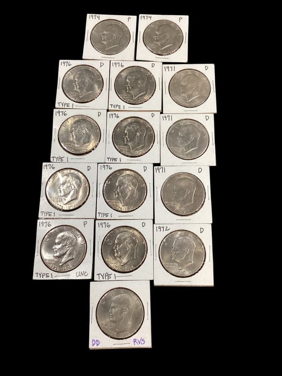 Eisenhower One Dollar Coins (1 of 7)