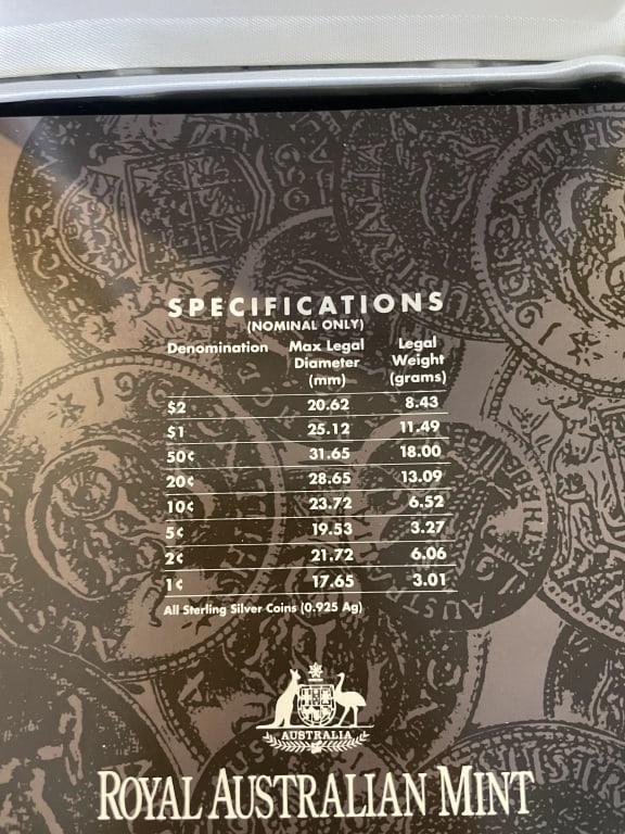 Silver Coins Sets - 8