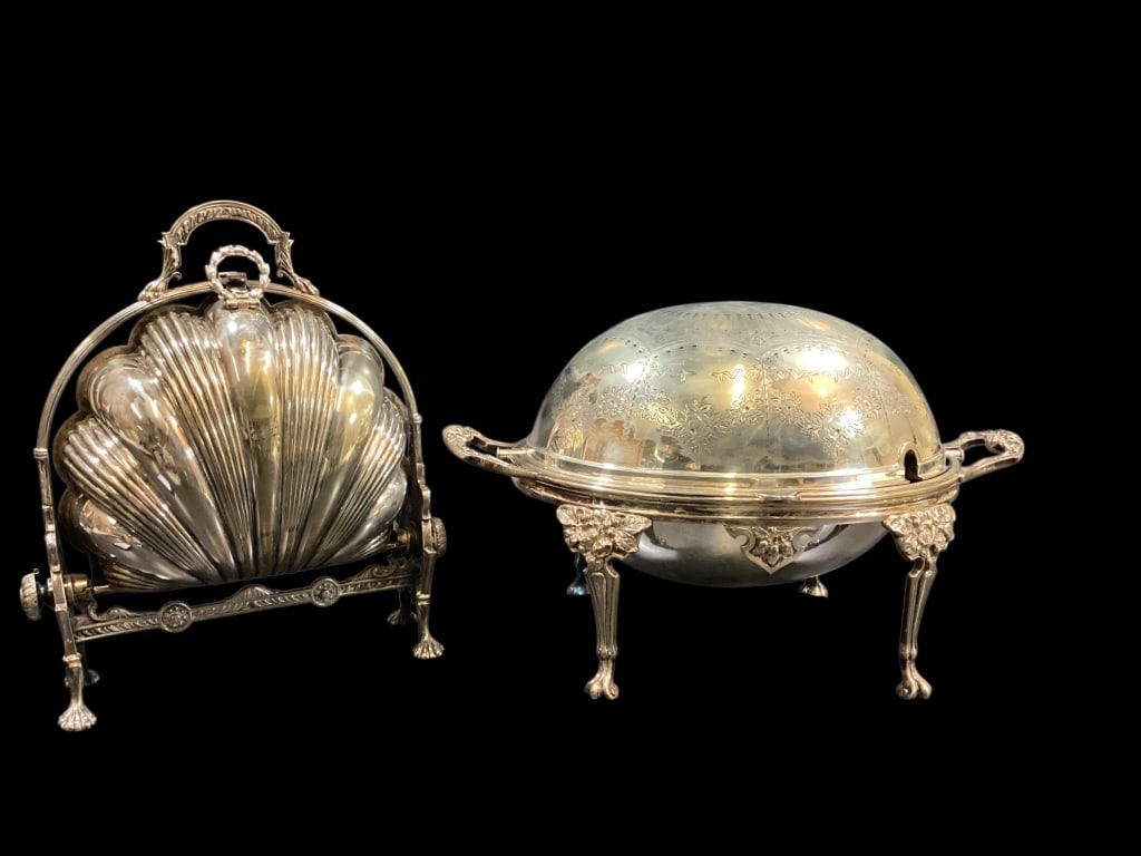 Victorian Silver Plate Serving Articles - 2