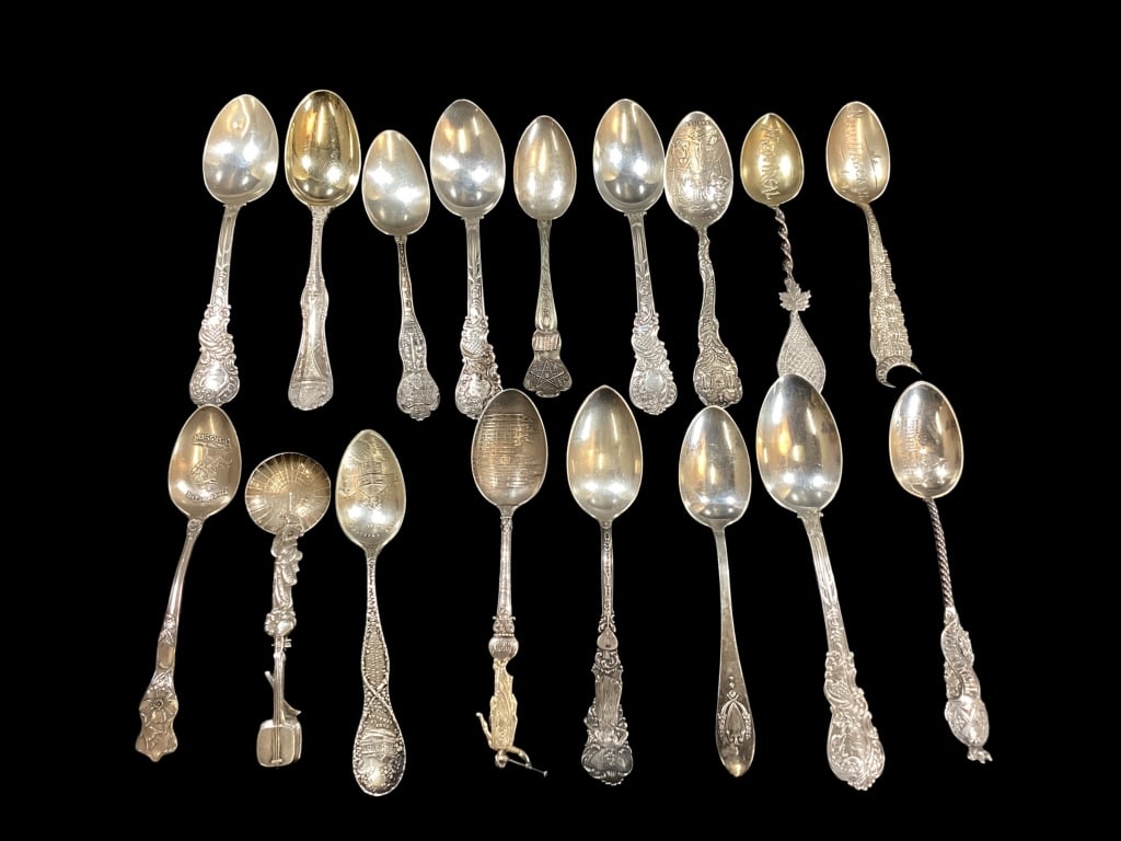 Sterling Silver Collectors Spoons - 2
