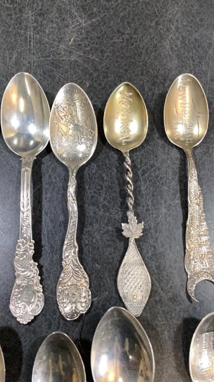 Sterling Silver Collectors Spoons - 4
