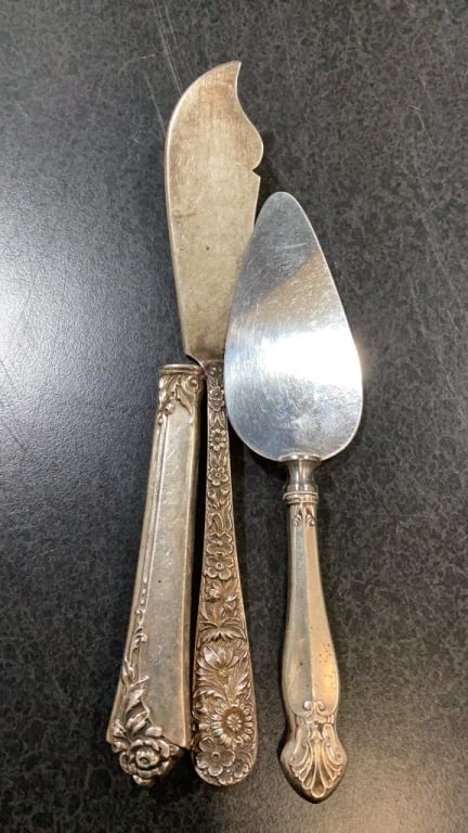 Small Group Sterling Flatware - 4