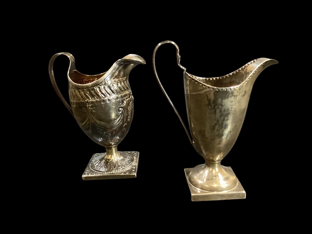 Two George III Sterling Silver Creamers (1 of 3)