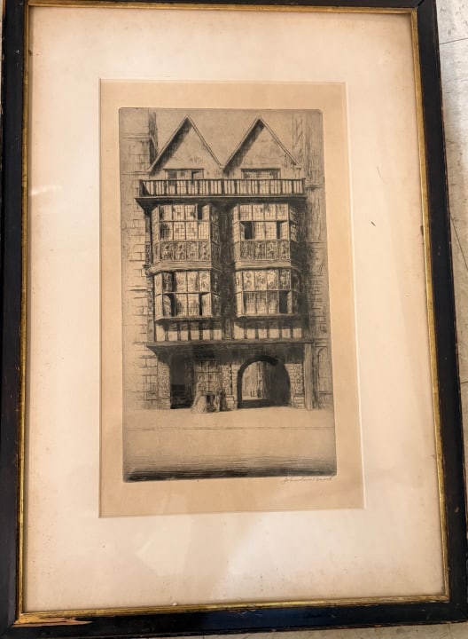 Johnstone Baird Signed Original Etching (1 of 4)