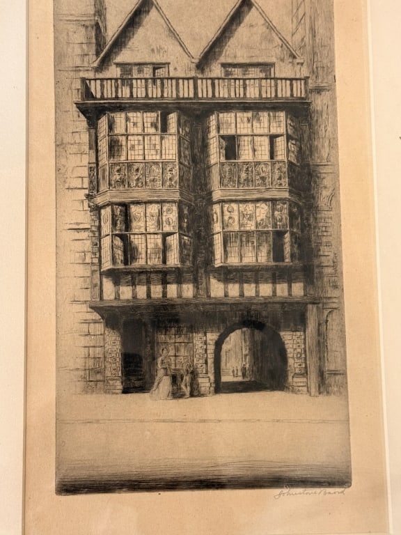 Johnstone Baird Signed Original Etching - 2