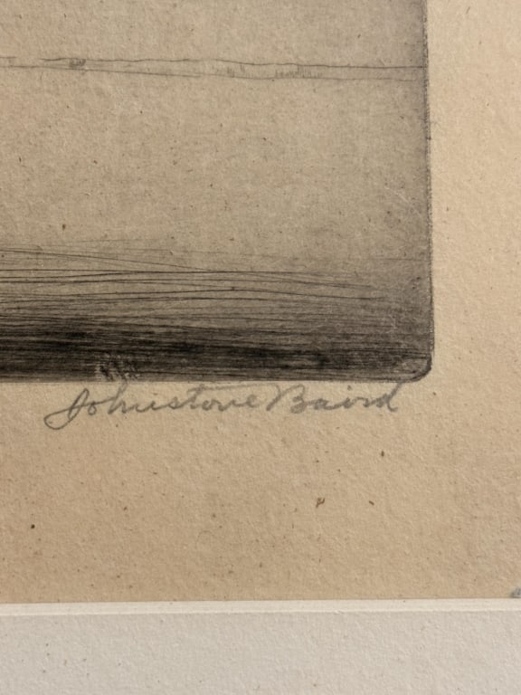 Johnstone Baird Signed Original Etching - 3