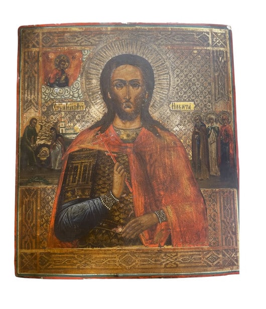 Antique Russian Orthodox Wooden Icon (1 of 8)