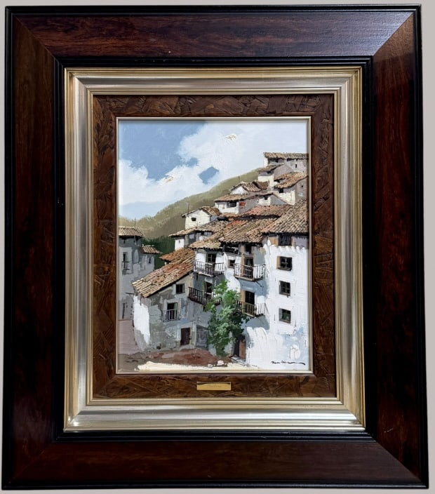 Mediterranean Village Scene, Jose Barbera (1 of 6)