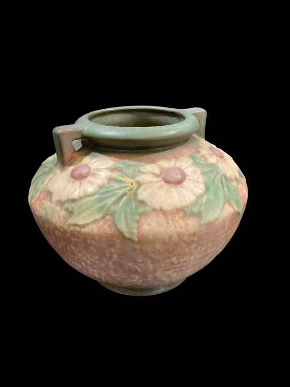 Roseville Dahlrose Vase (1 of 4)