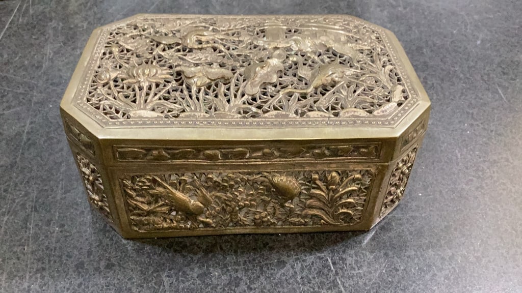 Two Chinese Silver Table Boxes - 6
