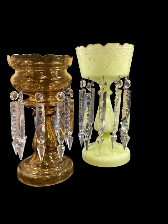 Two Victorian Mantle Lusters (1 of 5)
