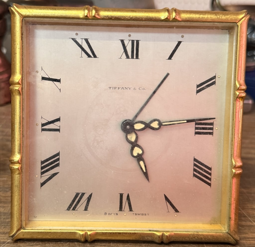 Vintage Tiffany & Co. 8-Day Desk Clock (1 of 5)