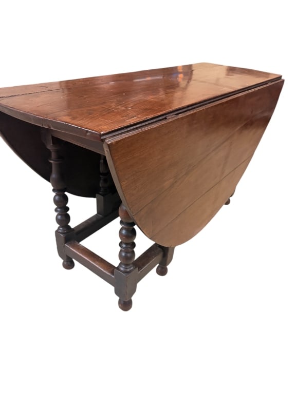 Antique British Oak Gateleg Drop Leaf (1 of 5)