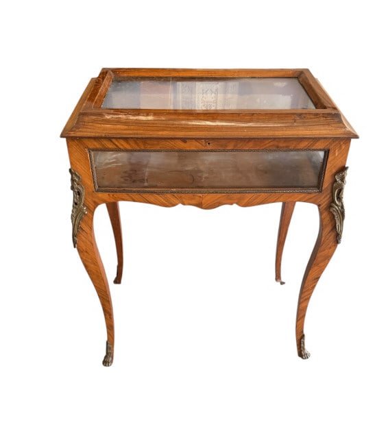 French Louis XV Style Vitrine Table (1 of 4)