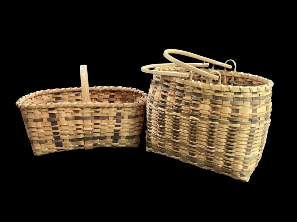 Two Cherokee Split Oak Baskets - 3
