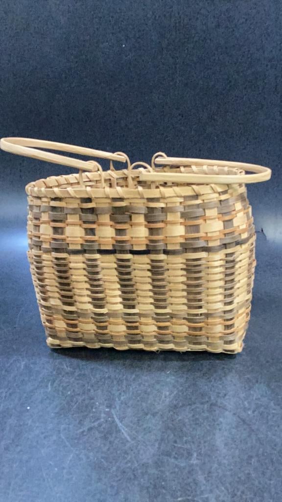 Two Cherokee Split Oak Baskets - 4