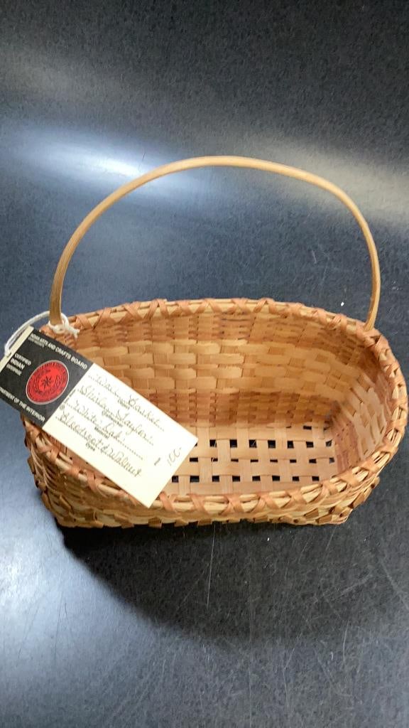Two Cherokee Split Oak Baskets - 6