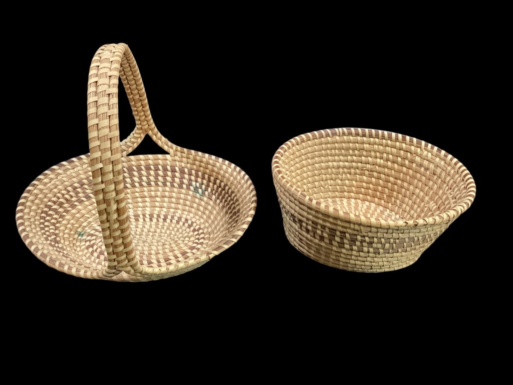 Two Gullah Geechee Baskets - 2