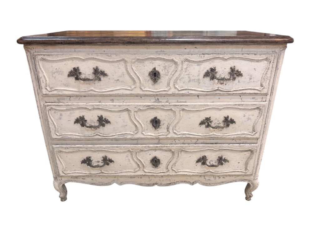 French Country 3 Drawer Commode (1 of 4)