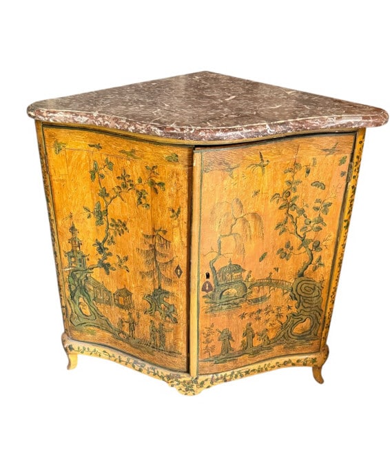 French Louis XV Style Chinoiserie Encoignure (1 of 4)