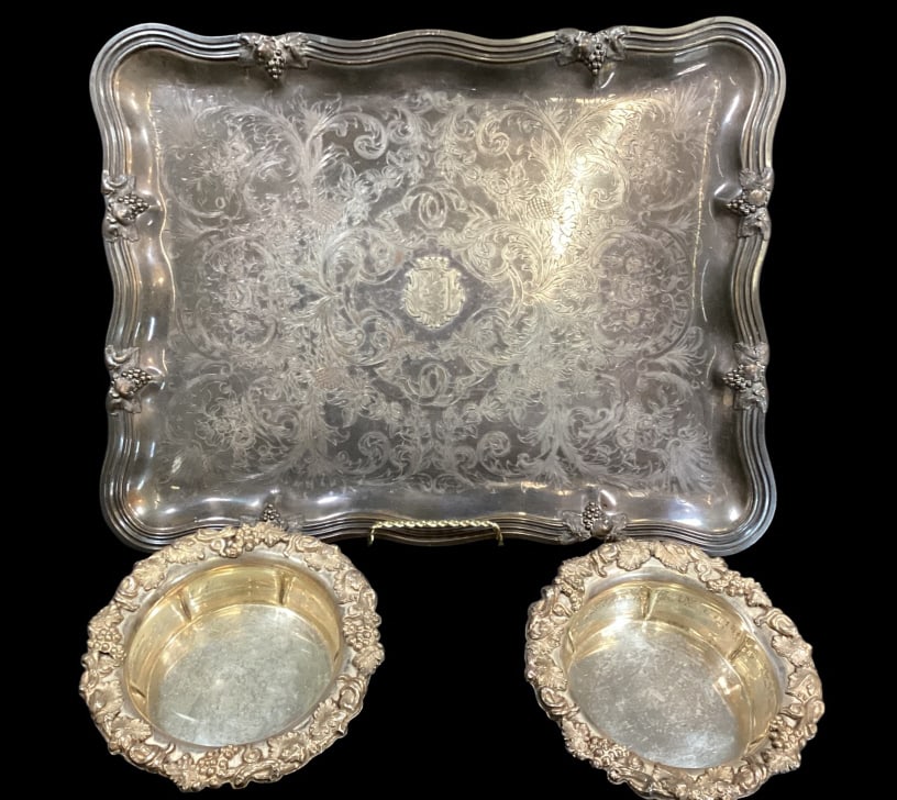 Silver Plate Serving Articles (1 of 6)