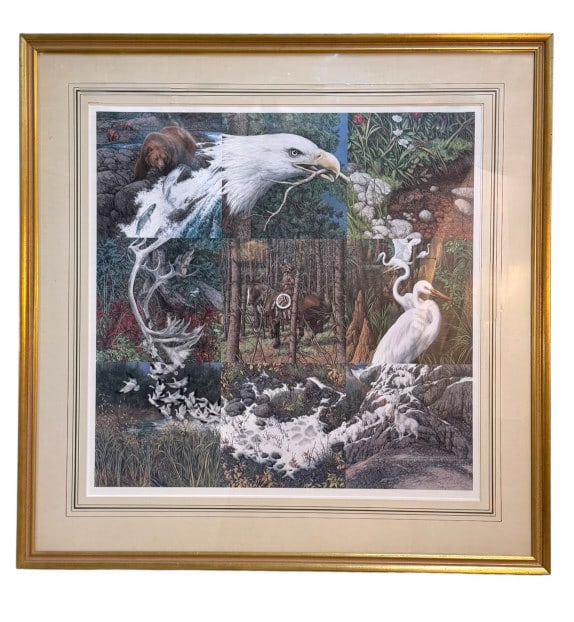 Framed Bev Doolittle Sacred Circle Print (1 of 1)