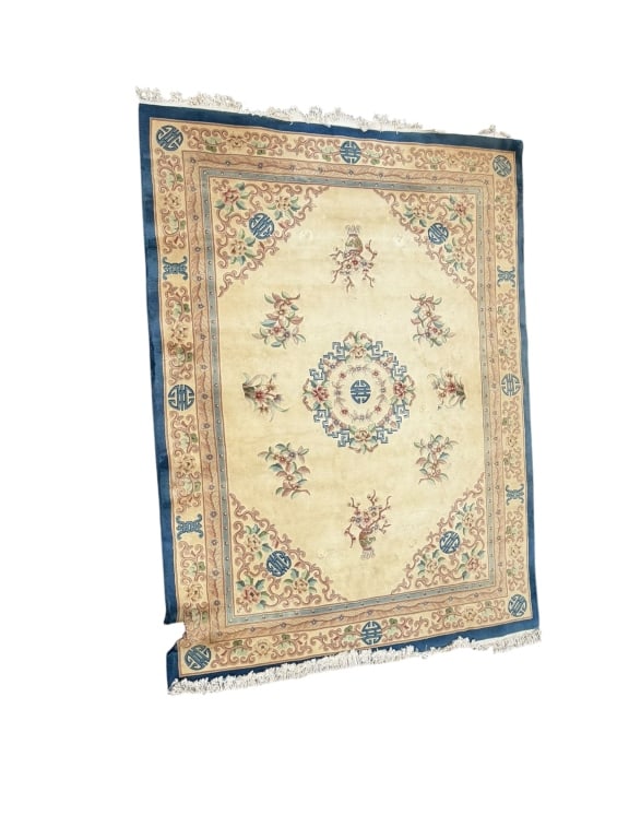 Chinese Art Deco Wool Rug (1 of 1)
