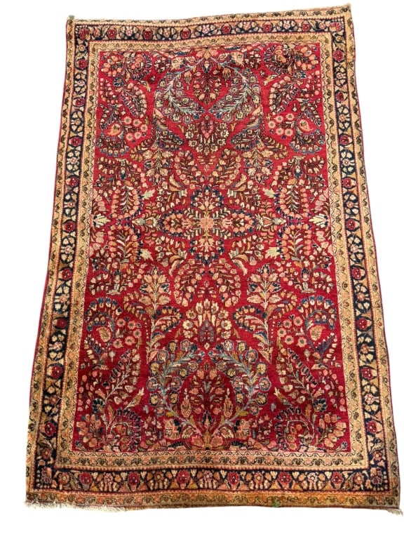 Persian Sarouk Wool Rug (1 of 1)